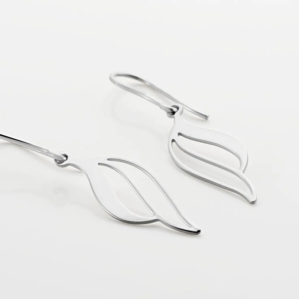 Histoire d'Or Boucles D'oreilles Pendantes Argent Blanc Prudent Best