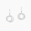 Histoire d'Or Boucles D'oreilles Pendantes Or Blanc Tresha Diamants Hot