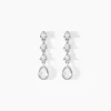 Histoire d'Or Boucles D'oreilles Pendantes Hida Argent Blanc Oxyde De Zirconium Outlet