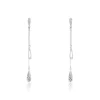 Histoire d'Or Boucles D'oreilles Pendantes Anila Gouttes Or Blanc