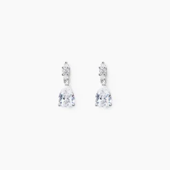 Histoire d'Or Boucles D'oreilles Pendantes Marie-helena Argent  Oxyde De Zirconium Best