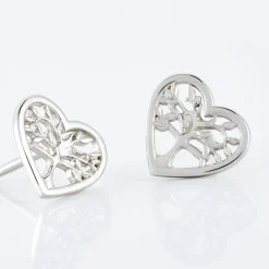 Histoire d'Or Boucles D'oreilles Pendantes Elwenn Argent Blanc Sale