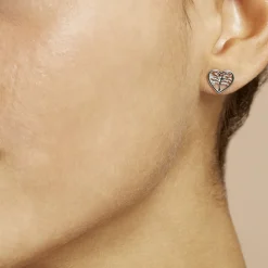 Histoire d'Or Boucles D'oreilles Pendantes Elwenn Argent Blanc Sale