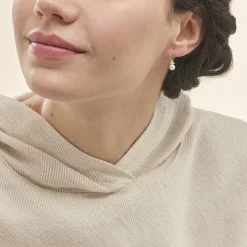 Histoire d'Or Boucles D'oreilles Pendantes Taissia Or Jaune Perle De Culture or jaune perle nacre New