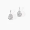 Histoire d'Or Boucles D'oreilles Pendantes Lysa Argent Blanc Oxyde De Zirconium Sale