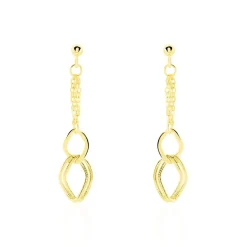 Histoire d'Or Boucles D'oreilles Pendantes Blinda Or Jaune Best