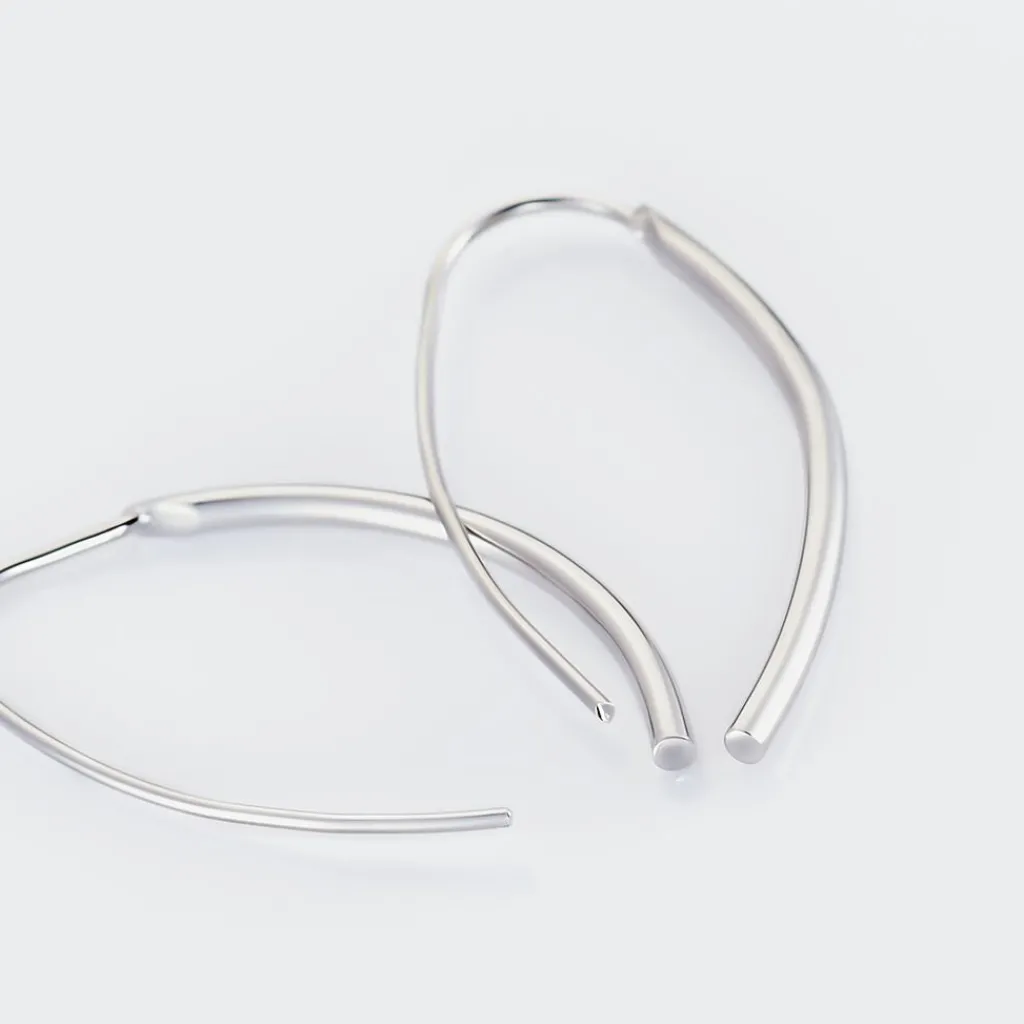 Histoire d'Or Boucles D'oreilles Pendantes Bira Argent Blanc Best