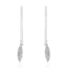 Histoire d'Or Boucles D'oreilles Pendantes Euriell Argent Blanc Discount