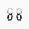 Histoire d'Or Boucles D'oreilles Pendantes Korey Argent Blanc Céramique Clearance