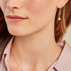 Histoire d'Or Boucles D'oreilles Pendantes Bindy Or Jaune Perle De Culture Hot