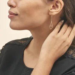 Histoire d'Or Boucles D'oreilles Pendantes Swanny Or Jaune Outlet