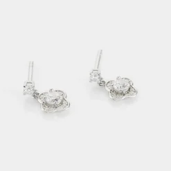 Histoire d'Or Boucles D'oreilles Pendantes Edyta Argent Blanc Oxyde De Zirconium