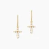 Histoire d'Or Boucles D'oreilles Pendantes Chastity Or Jaune Oxyde De Zirconium Outlet