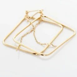 Histoire d'Or Boucles D'oreilles Pendantes Idoia Plaqué Or Jaune Best