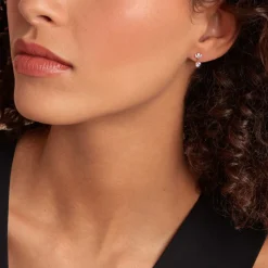 Histoire d'Or Boucles D'oreilles Pendantes Lavra Or Jaune Oxyde De Zirconium