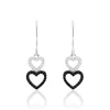 Histoire d'Or Boucles D'oreilles Pendantes Lio Argent Blanc Oxyde De Zirconium