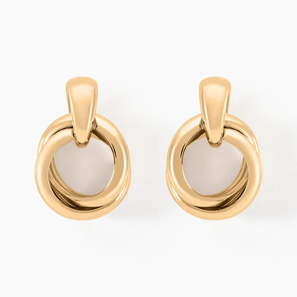 Histoire d'Or Boucles D'oreilles Pendantes Plaqué Or Jaune Alfonsina Online