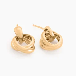 Histoire d'Or Boucles D'oreilles Pendantes Plaqué Or Jaune Alfonsina Online