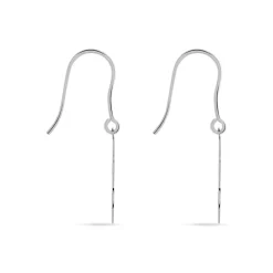 Histoire d'Or Boucles D'oreilles Pendantes Love Love Argent Blanc Discount