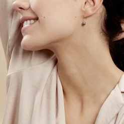 Histoire d'Or Boucles D'oreilles Pendantes Severiane Or Jaune Perle De Culture Online