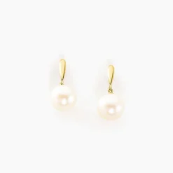 Histoire d'Or Boucles D'oreilles Pendantes Sibylle Or Jaune Perle De Culture Hot