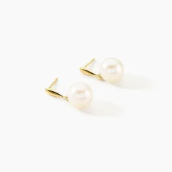 Histoire d'Or Boucles D'oreilles Pendantes Sibylle Or Jaune Perle De Culture Hot