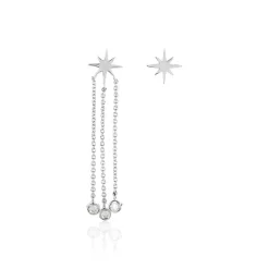 Histoire d'Or Boucles D'oreilles Pendantes Clarence Argent Blanc Oxyde De Zirconium Discount