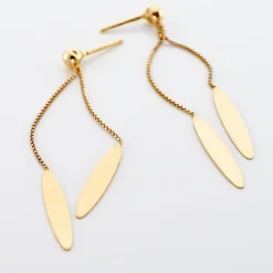 Histoire d'Or Boucles D'oreilles Pendantes Leeann Or Jaune Online