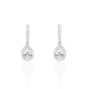 Histoire d'Or Boucles D'oreilles Pendantes Briony Argent Blanc Oxyde De Zirconium Hot