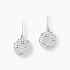 Histoire d'Or Boucles D'oreilles Pendantes Naelia Argent Blanc Outlet