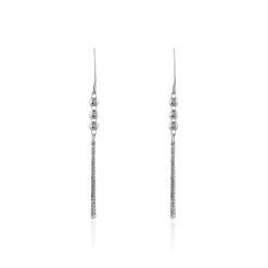 Histoire d'Or Boucles D'oreilles Pendantes Melodie Argent Blanc Outlet