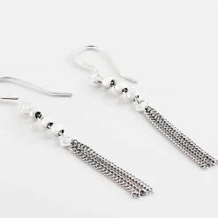 Histoire d'Or Boucles D'oreilles Pendantes Melodie Argent Blanc Outlet