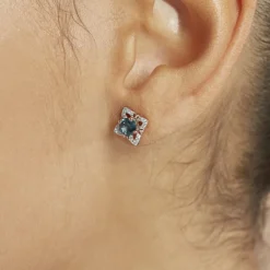 Histoire d'Or Boucles D'oreilles Pendantes Haia Or Rose Topaze Et Oxyde De Zirconium Outlet