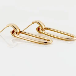 Histoire d'Or Boucles D'oreilles Pendantes Plaqué Or Lavrenti New