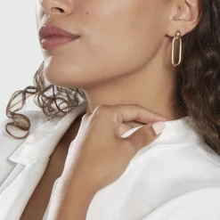 Histoire d'Or Boucles D'oreilles Pendantes Plaqué Or Lavrenti New