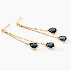 Histoire d'Or Boucles D'oreilles Pendantes Or Jaune Carlyn Topaze Outlet