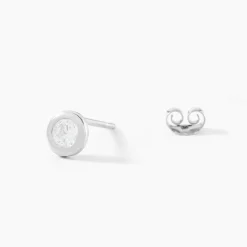 Histoire d'Or Boucles D'oreilles Pendantes Abha Argent Blanc Oxyde De Zirconium