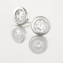 Histoire d'Or Boucles D'oreilles Pendantes Abha Argent Blanc Oxyde De Zirconium