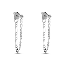 Histoire d'Or Boucles D'oreilles Pendantes Argent Leent Best