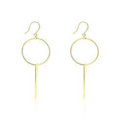Histoire d'Or Boucles D'oreilles Pendantes Solaire Or Jaune Discount