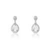 Histoire d'Or Boucles D'oreilles Pendantes Argent Blanc Zelie Oxyde De Zirconium Discount