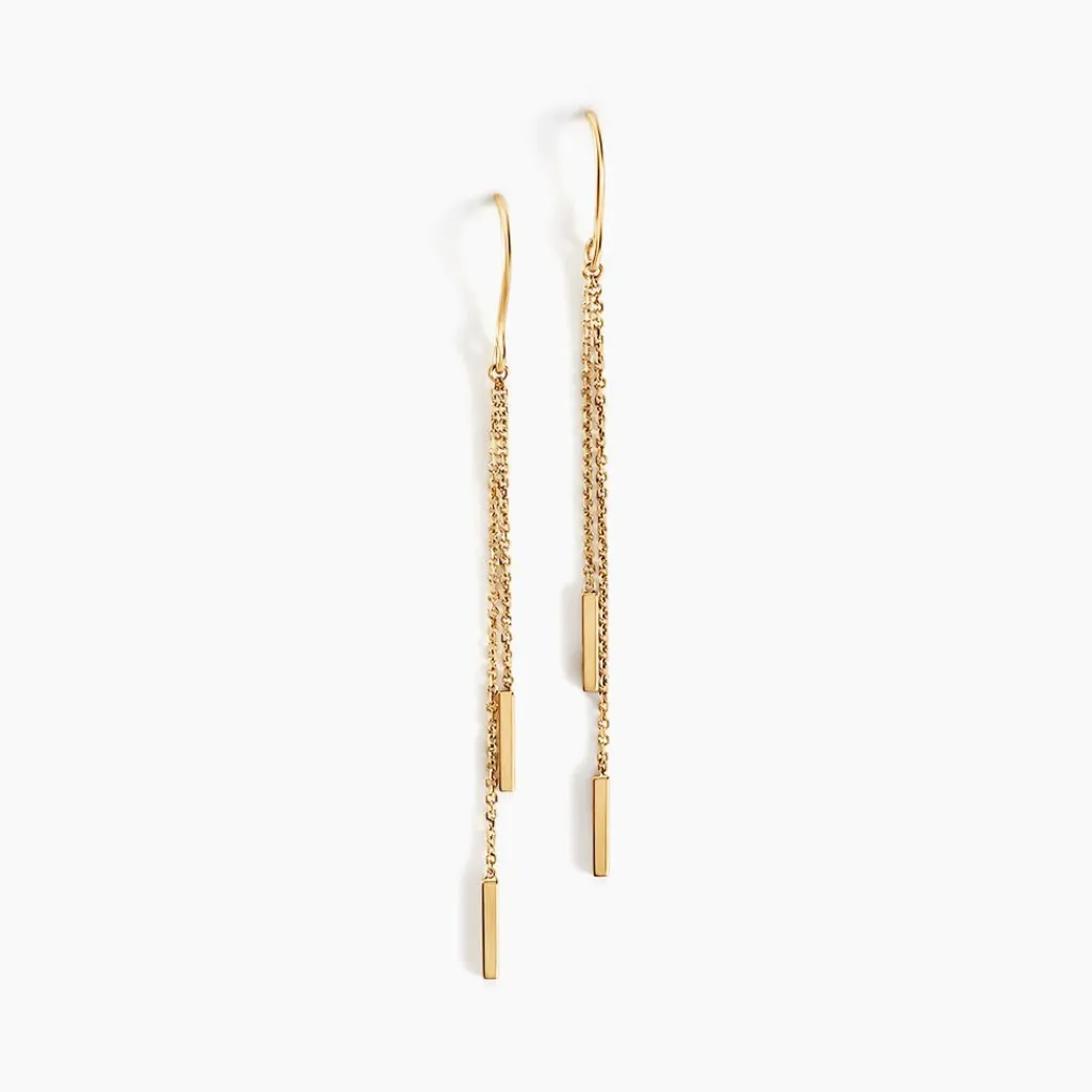Histoire d'Or Boucles D'oreilles Pendantes Rain Or Jaune Outlet