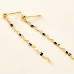 Histoire d'Or Boucles D'oreilles Pendantes Asteria Or Jaune Outlet