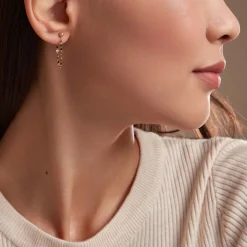 Histoire d'Or Boucles D'oreilles Pendantes Asteria Or Jaune Outlet