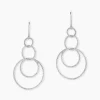 Histoire d'Or Boucles D'oreilles Pendantes Flaura Argent Blanc Discount