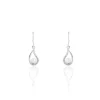 Histoire d'Or Boucles D'oreilles Pendantes Akiko Argent  Perle De Culture Et Oxyde Clearance