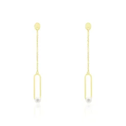 Histoire d'Or Boucles D'oreilles Pendantes Or Jaune Lucasta Perle De Culture Clearance