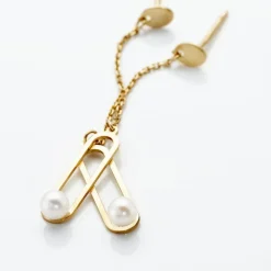 Histoire d'Or Boucles D'oreilles Pendantes Or Jaune Lucasta Perle De Culture Clearance