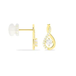 Histoire d'Or Boucles D'oreilles Pendantes Evana Or Jaune Oxyde De Zirconium Outlet