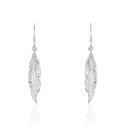 Histoire d'Or Boucles D'oreilles Pendantes Violka Argent Blanc New